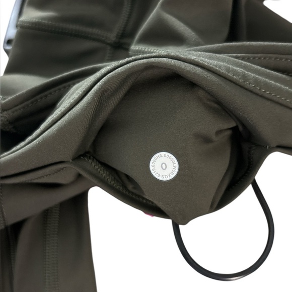 Lululemon Fast and Free Tight II 25" *Non-Reflective Nulux Dark Olive Size 0 - Picture 7 of 9